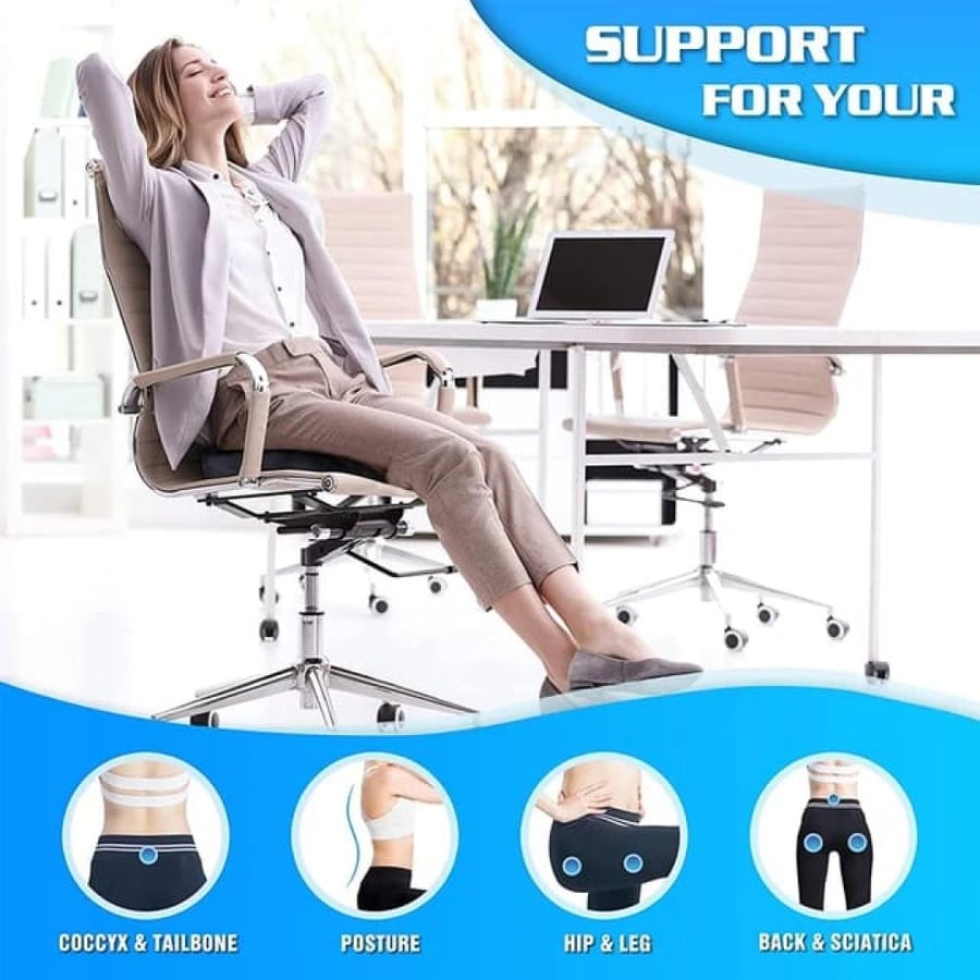 وسادة مقعد DENX DX2562 على شكل U من الإسفنج للمنزل والمكتب