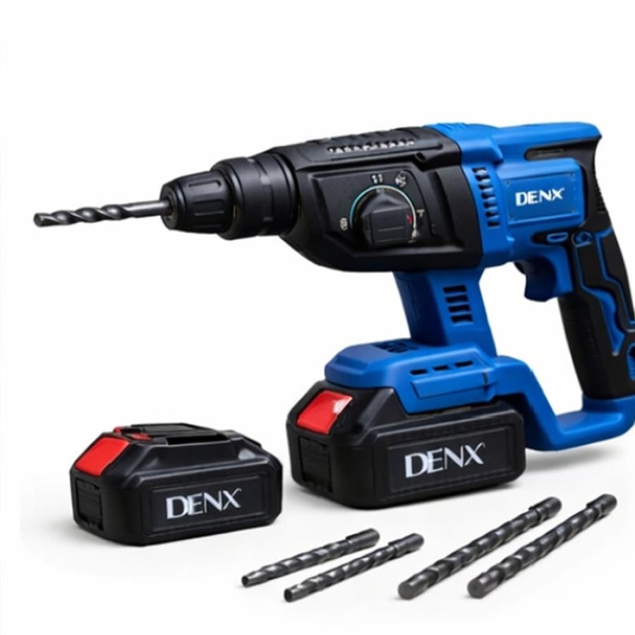 مثقاب DENX DX3336 مطرقي لاسلكي 21V بمحرك عزم قوي