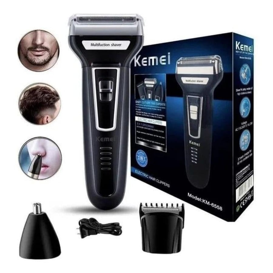 ماكينة حلاقة رجالي متعددة الاستخدام Kemei km-6558 6