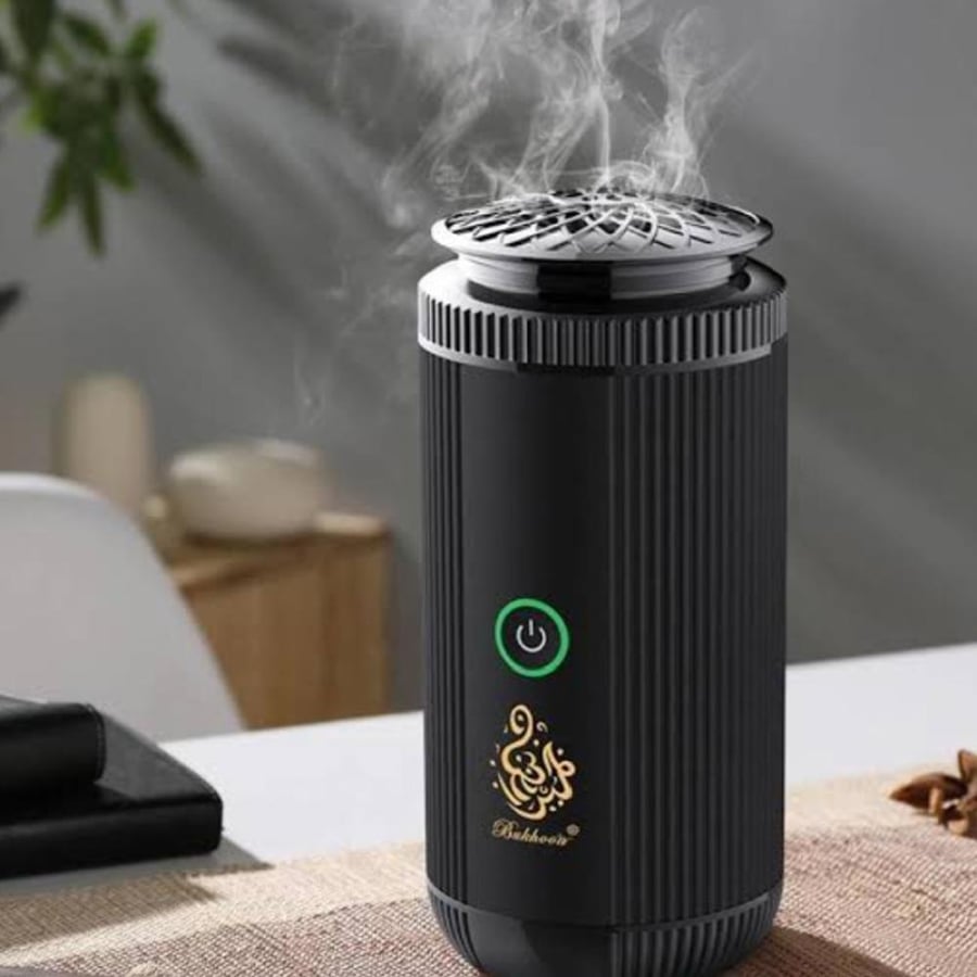 مبخرة كهربائية محمولة للشعر والسيارة بخور ذكي بدون فحم شحن USB 2