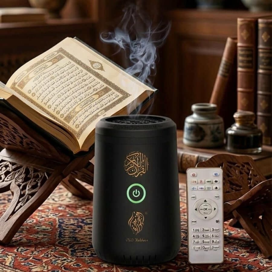 مبخرة بخور SQ505 مع مكبر صوت القرآن الكريم كامل 18 قارئ بلوتوث   4