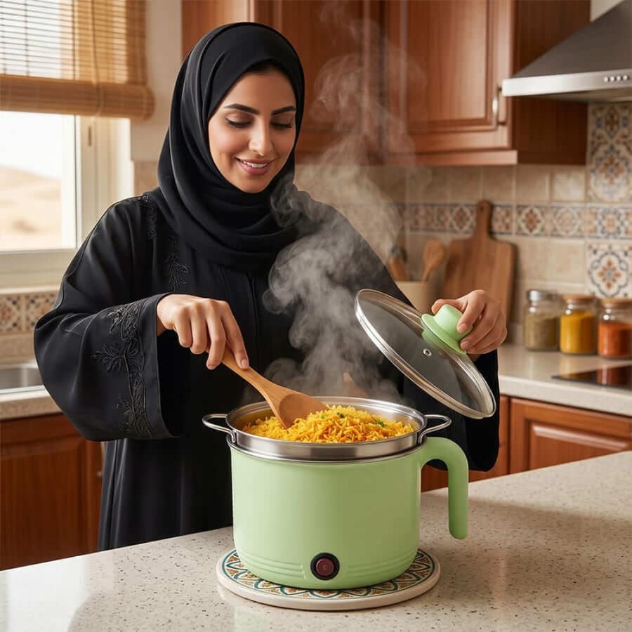 طباخ كهربائي Ruay RA96 سعة 1.5 لتر 600 واط بطبقة غير لاصقة  2