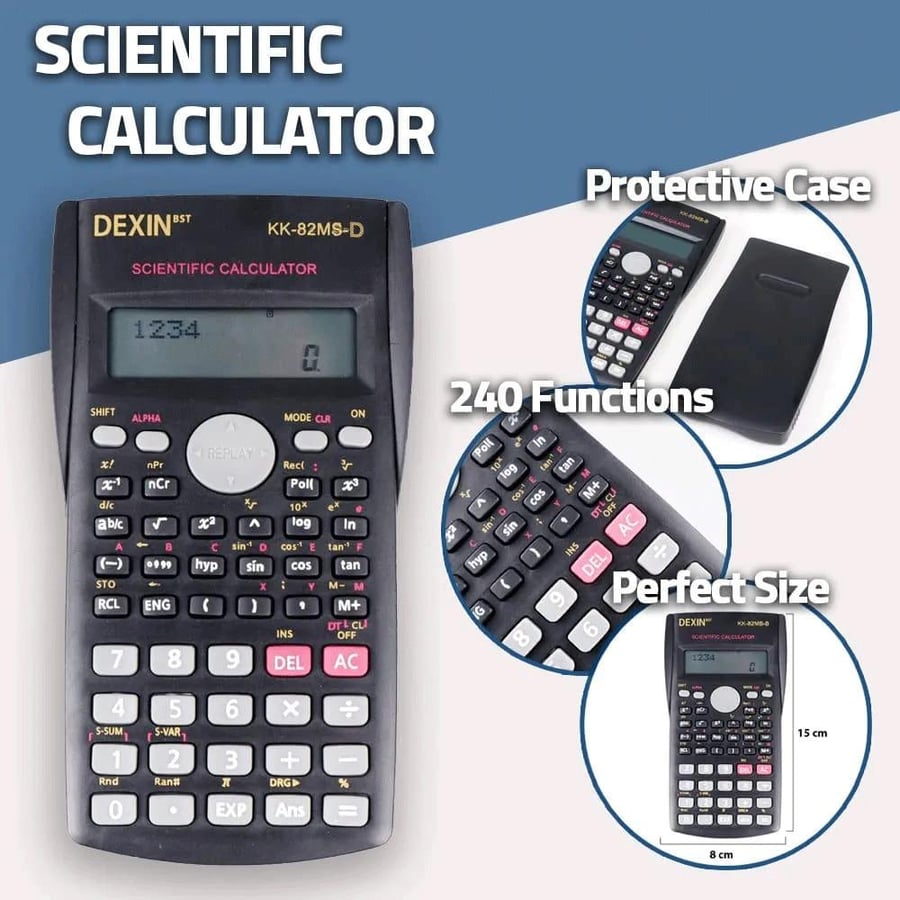 آلة حاسبة KK-82MS-D من DEXIN BST 1