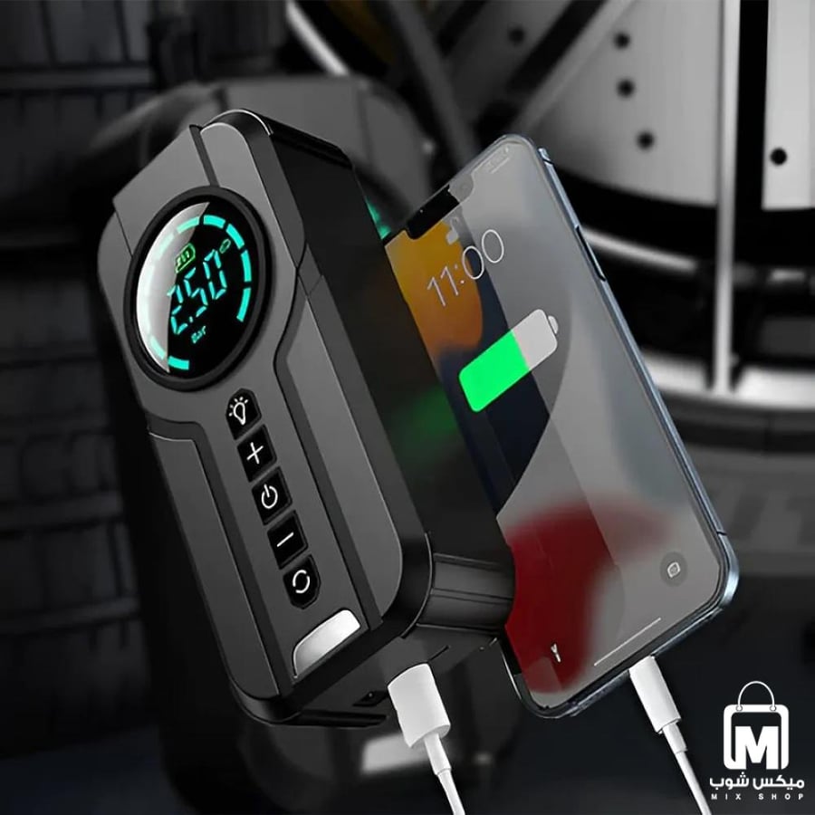 مضخة هواء ذكية محمولة PRIMO PLUS PR605   6