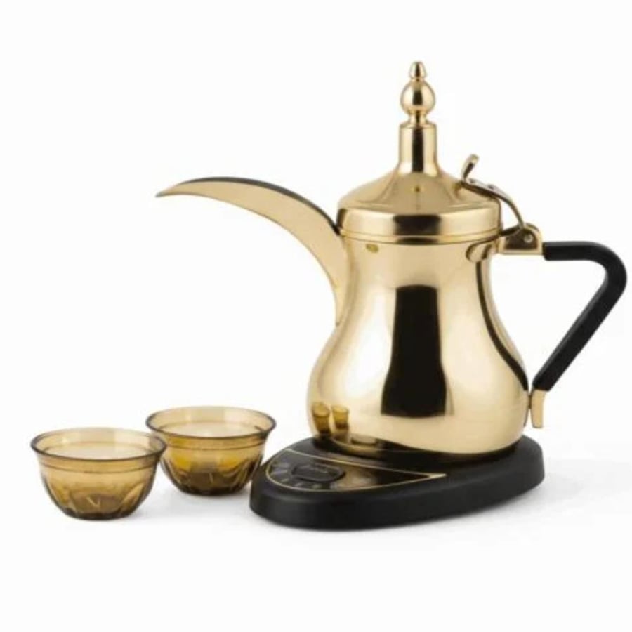 دلة قهوة عربية كهربائية دينكس DX3807 سعة 600 مل بتصميم تراثي فاخر