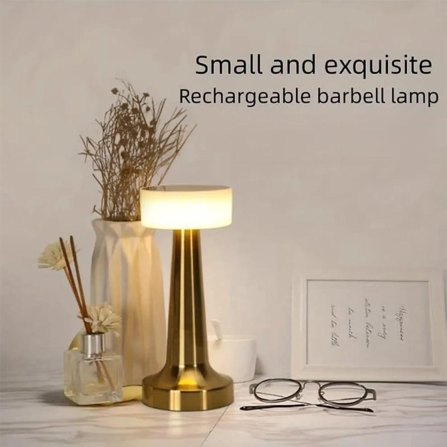 مصباح طاولة ماسي LED بتصميم فاخر يعمل باللمس ويشحن عبر USB   8