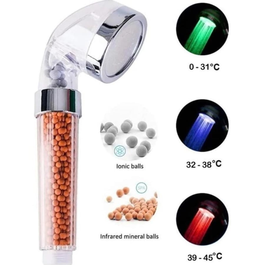 دش الاستحمام  YC8117 مع إضاءة LED RGB  5