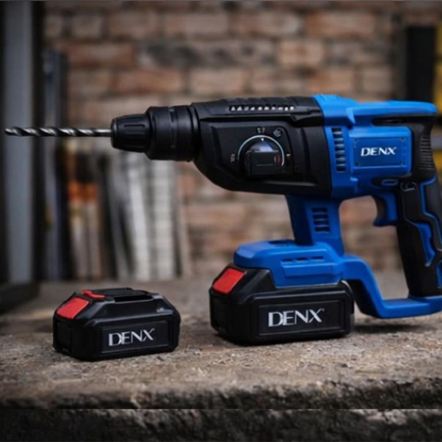 مثقاب DENX DX3336 مطرقي لاسلكي 21V بمحرك عزم قوي  1