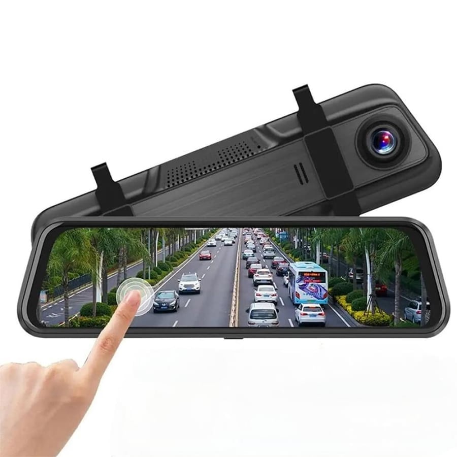 مرآة سيارة ذكية بكاميرا HD ومسجل قيادة مع GPS وتسجيل صوتي