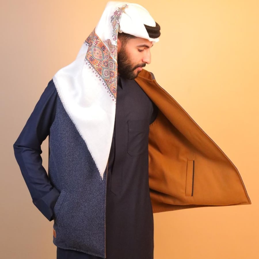 سديري دبل فيس ( جملي + كحلي مونس )
