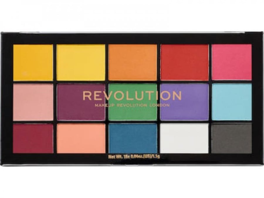ميك أب ريفولوشن باليت Reloaded Marvellous Mattes - 15 لون - 16.5 جم