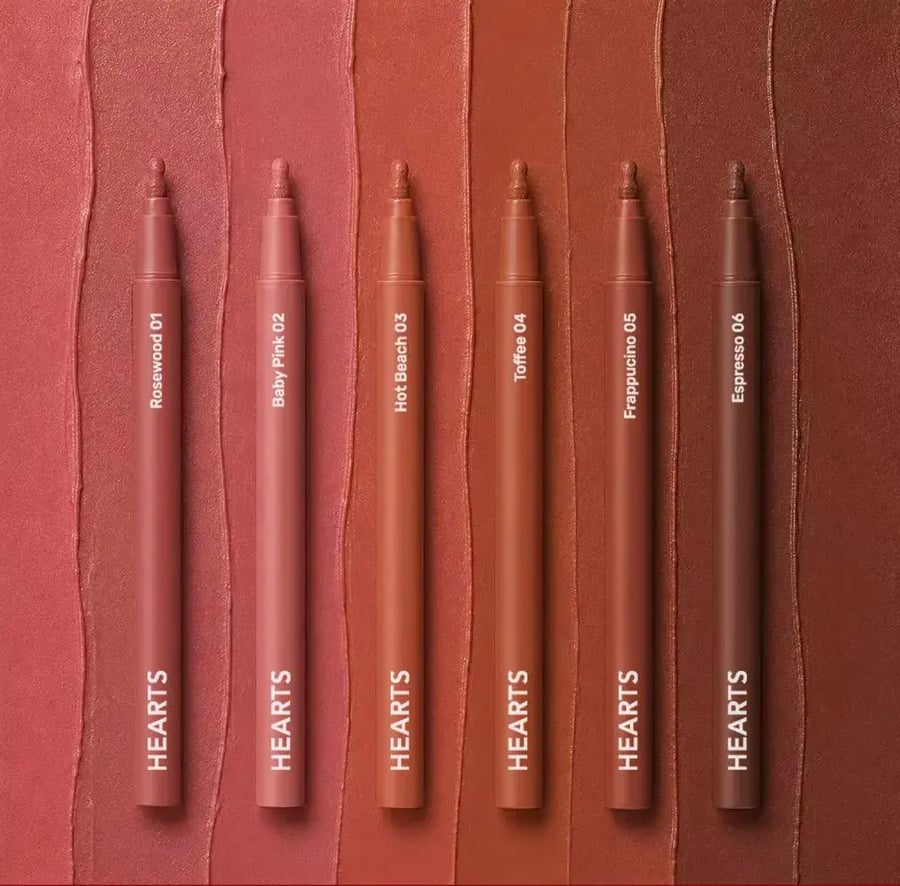 Hearts Lip Liner & Tint - Rosewood - 01 - 1 g