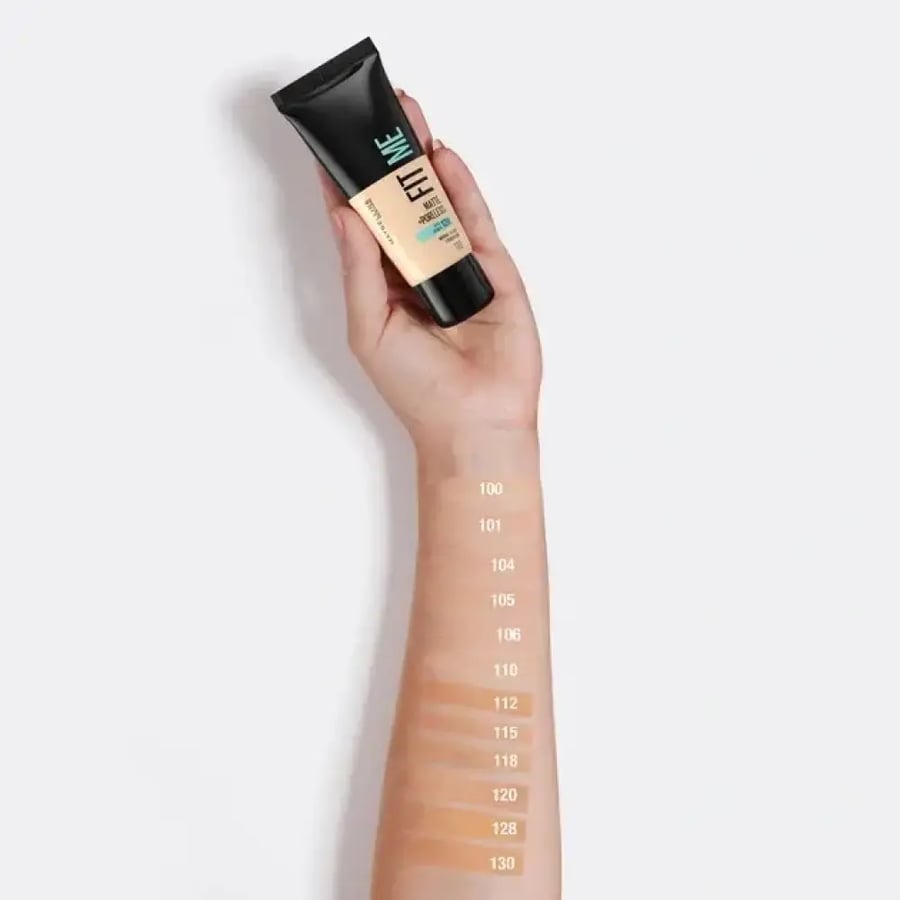Maybelline Fit Me Matte + Poreless Foundation 101 True Ivory 30ml
