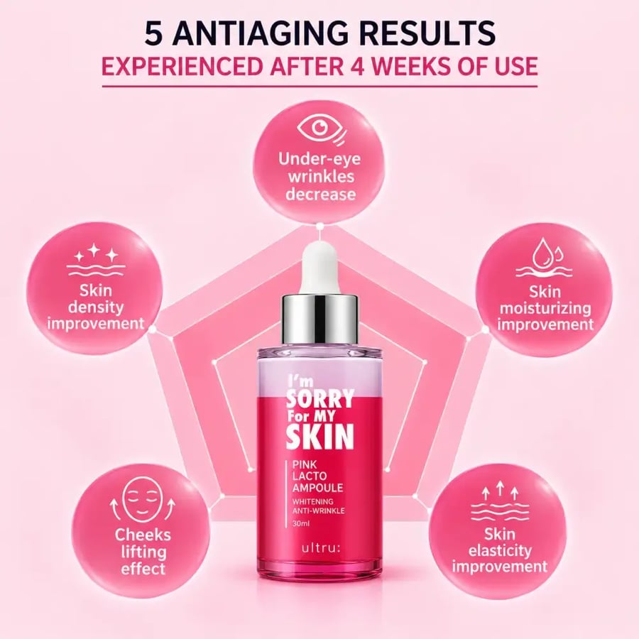I'm Sorry For My Skin Pink Lacto Brightening & Vitalizing Serum (30 ml)