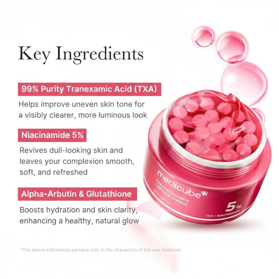 Medicube TXA Niacinamide Capsule Cream - 55g
