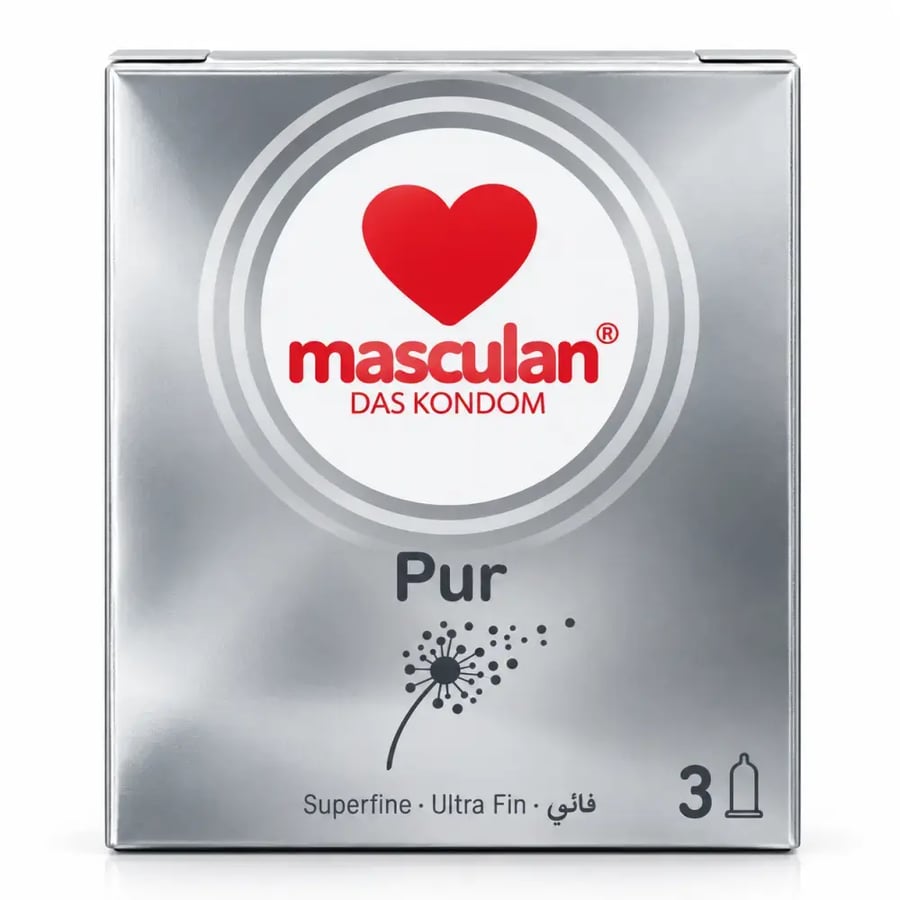 Masculan Pur Ultra Fine Condoms – 3pcs