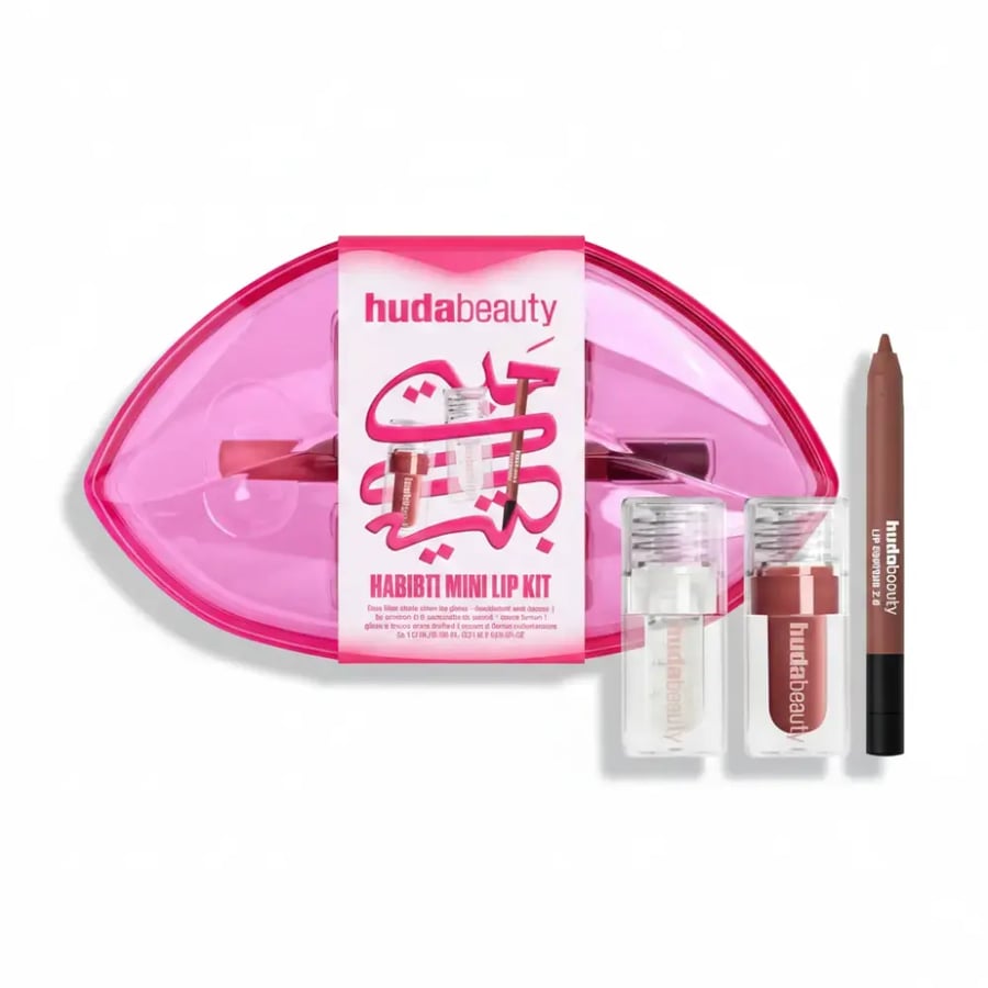 Huda Beauty Habibti Lip Set - 3 Pieces