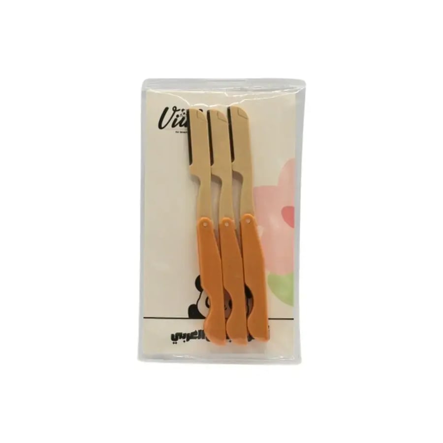 Portable 3-Piece Eyebrow Trimming Set - Model 4595