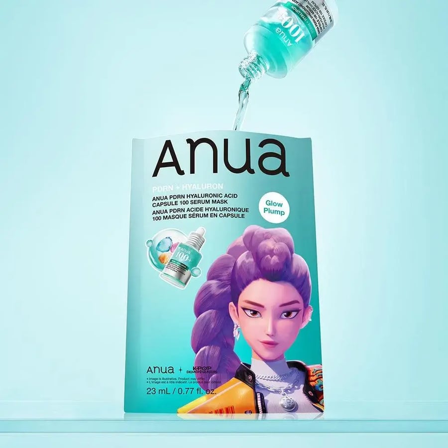 Anua PDRN Hyaluronic Acid Capsule 100 Serum Mask 23ml