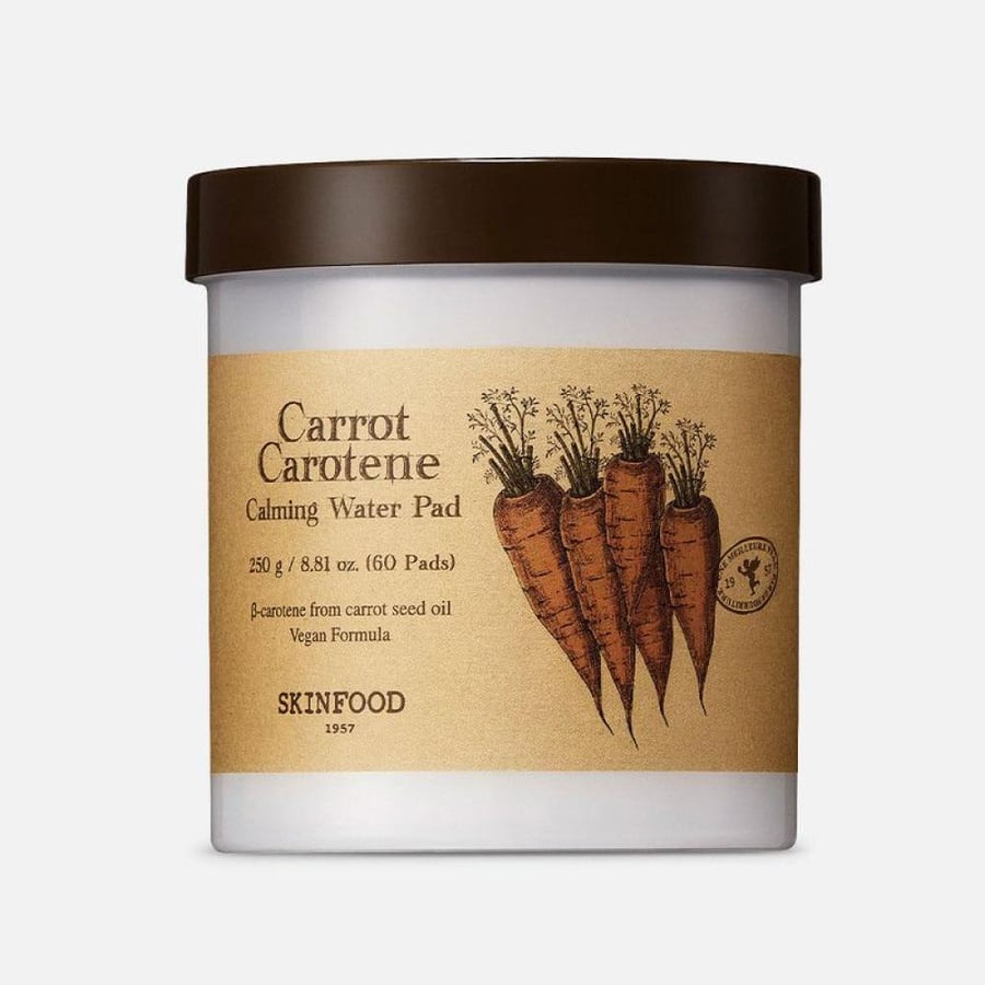 سكين فود وسادات Carrot Carotene Calming Water - 60 قطعة