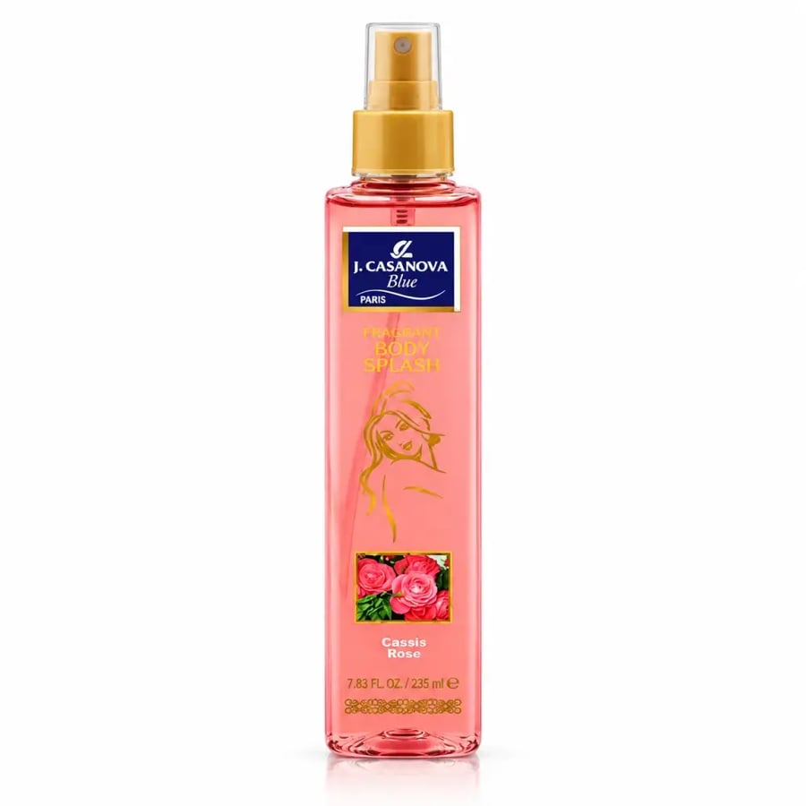 J.Casanova Classic Rose Body Splash – 235ml