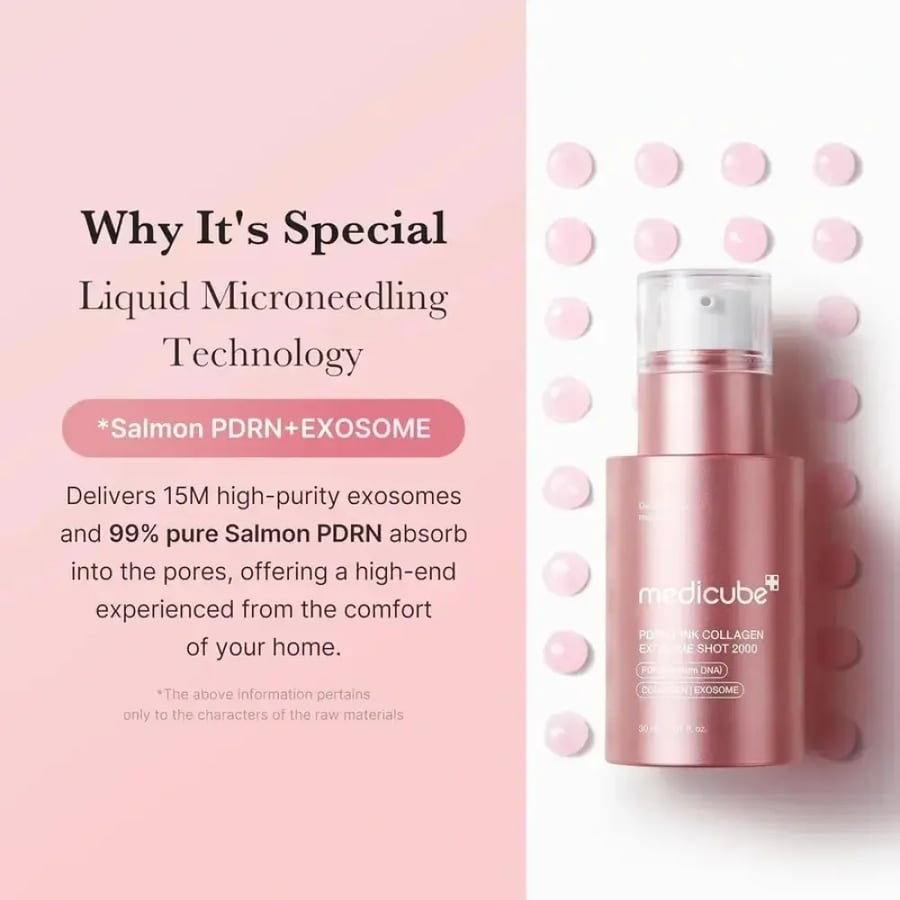 Medicube PDRN Pink Collagen Exosome Serum - 30ml
