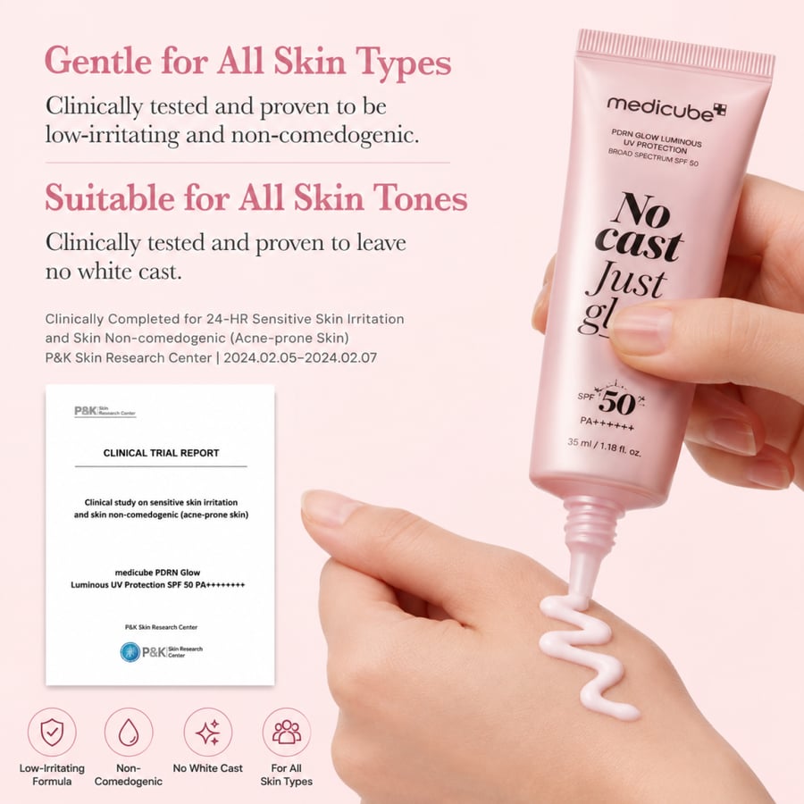 Medicube No Cast Just Glow Collagen Sunscreen SPF 50 - 50ml
