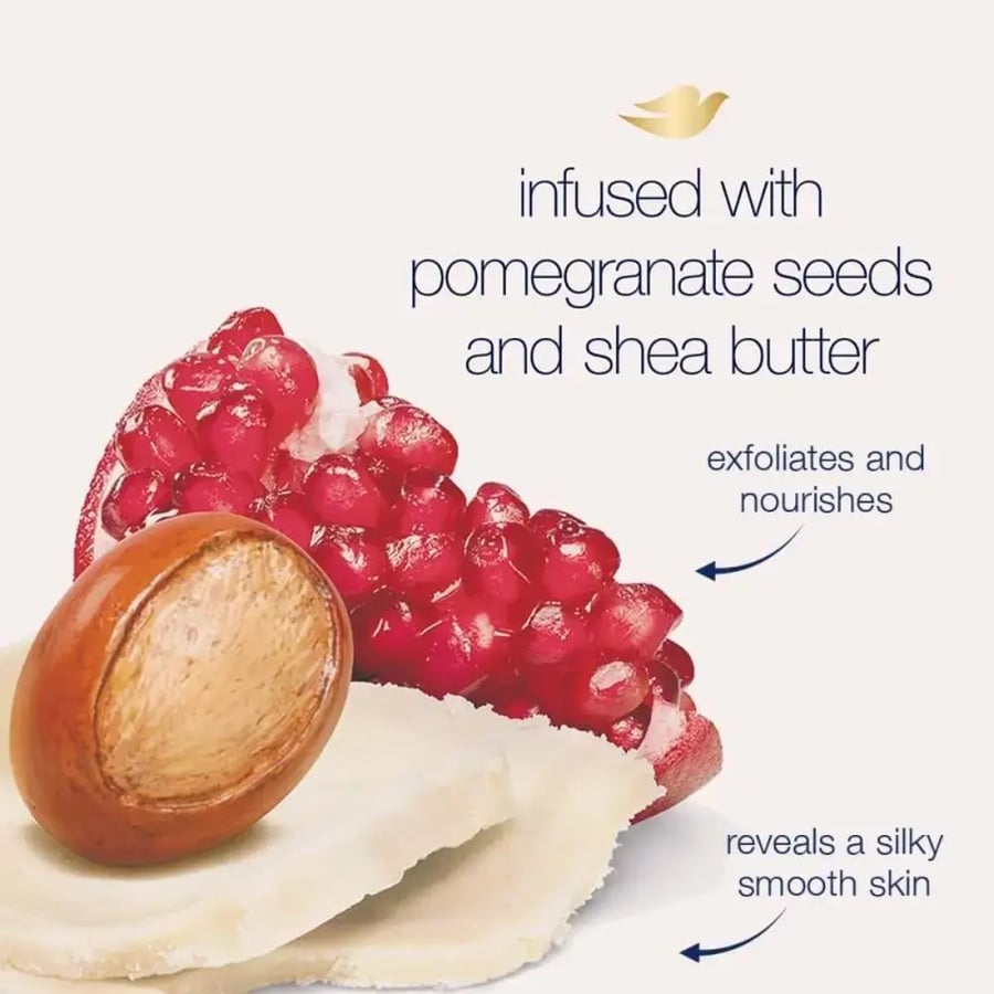 Dove Pomegranate Seeds & Shea Butter Body Scrub 425g