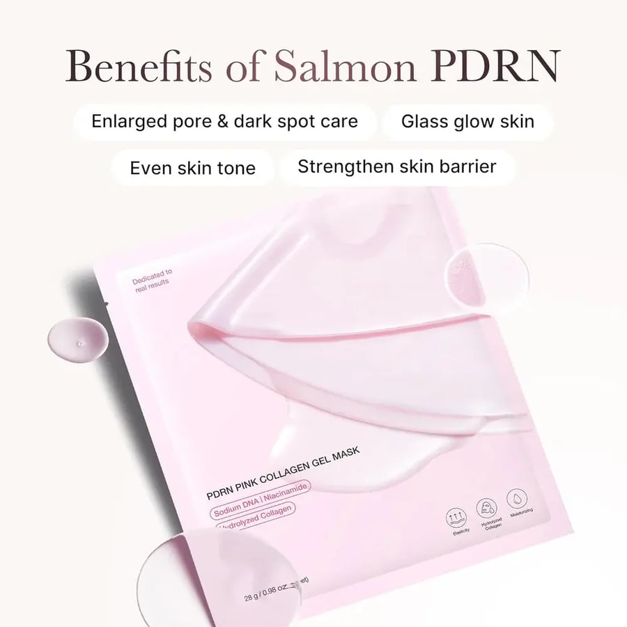 ميديكيوب ماسك PDRN Pink Collagen Gel - قطعة واحدة