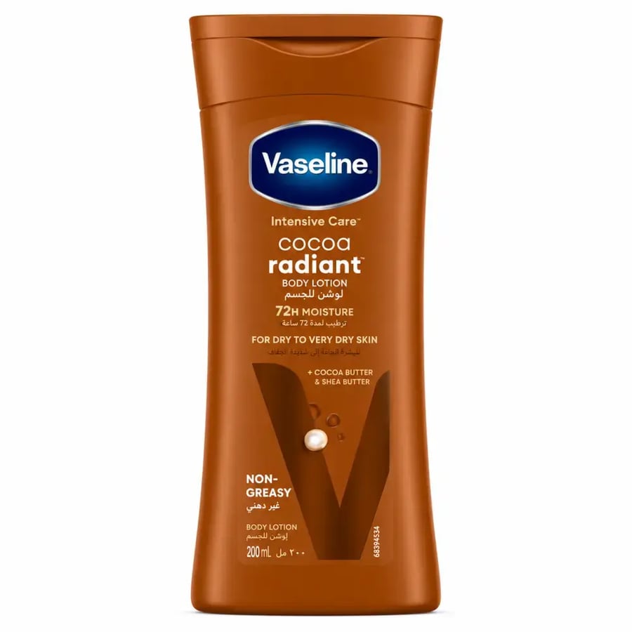 Vaseline Intensive Care Cocoa Radiant Body Lotion - 200 ml