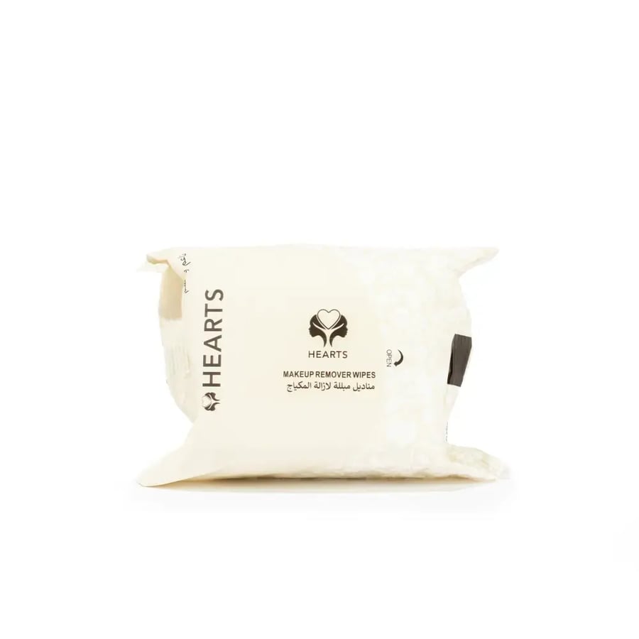 Hearts Makeup Remover Wipes Bundle - 5 Packs