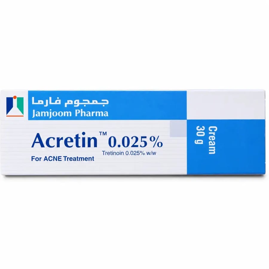 Acretin 0.025% Cream - 30g