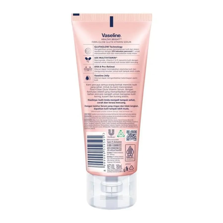 Vaseline Gluta Vitamin Body Serum 180 ml