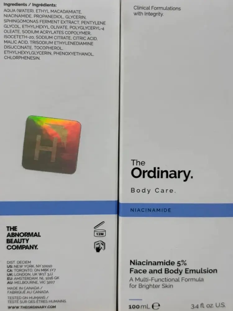 The Ordinary Niacinamide 5% Face & Body Emulsion 100ml