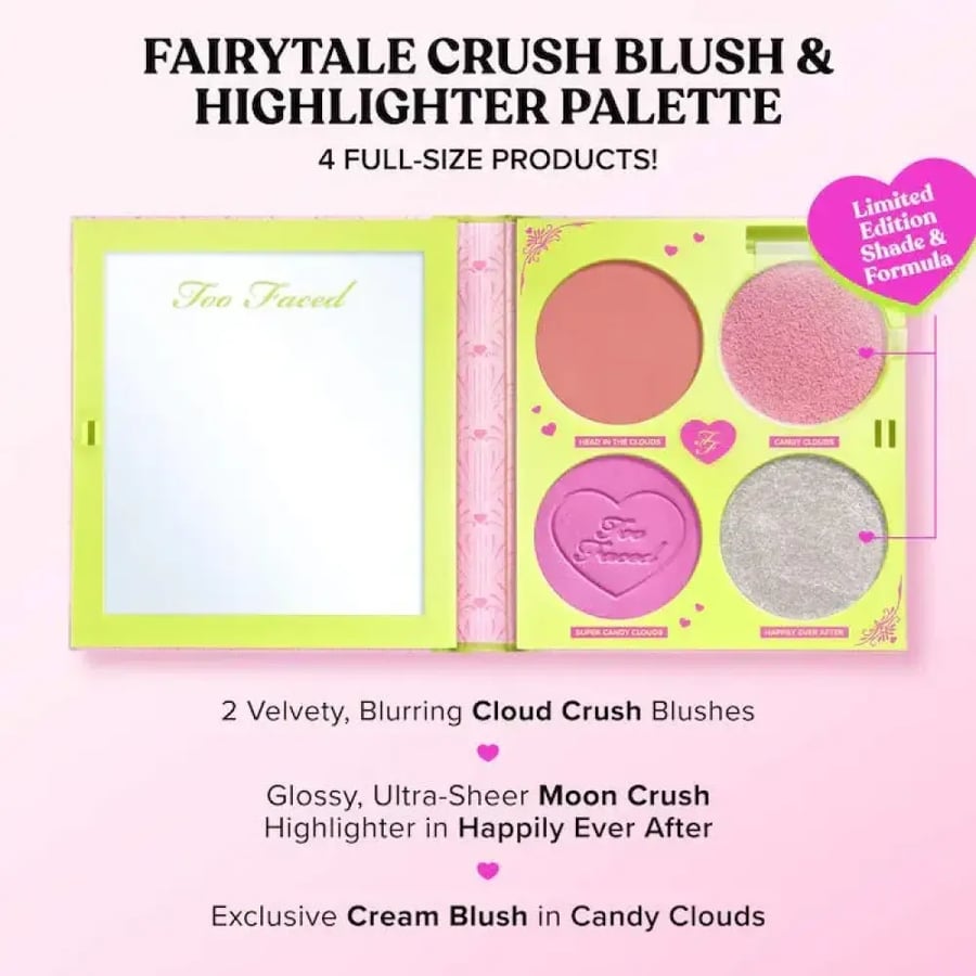 تو فيسد مجموعة Fairytale Crush بلاشر وهايلايتر