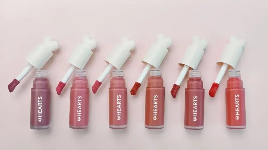 Hearts Natural Color Lightweight Liquid Blush - Coral - 06