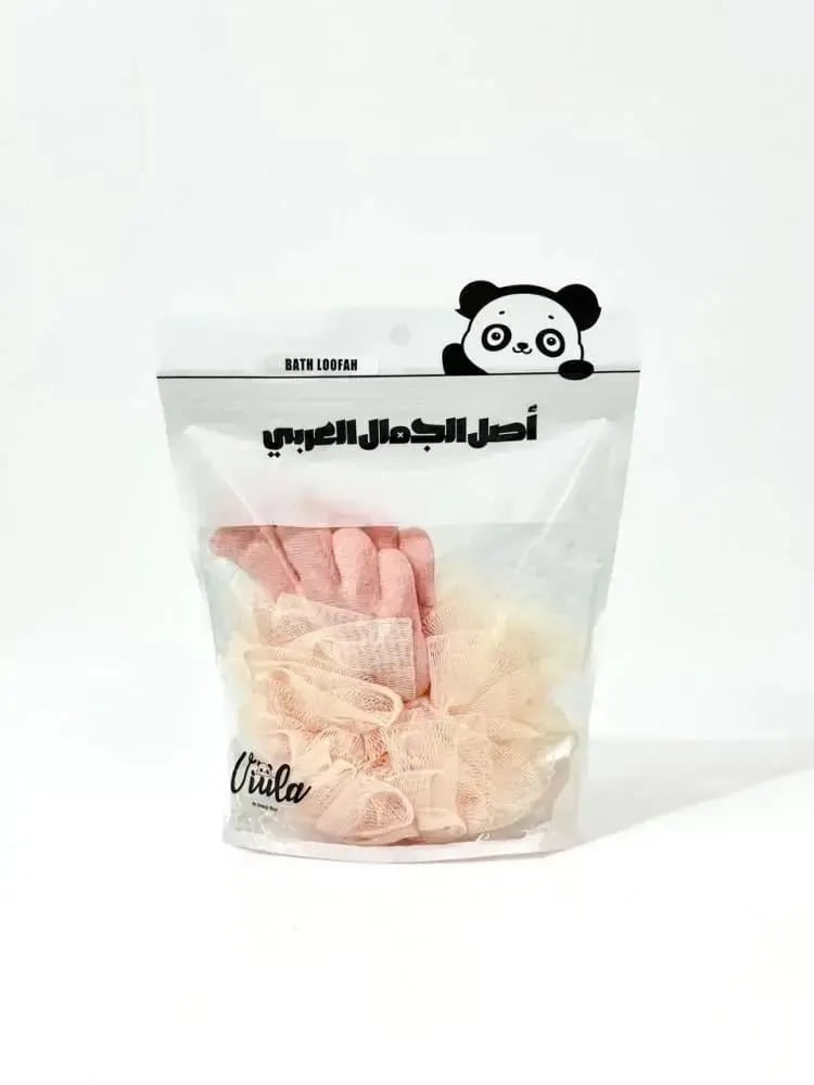 Viola Angel Flower Bath Loofah