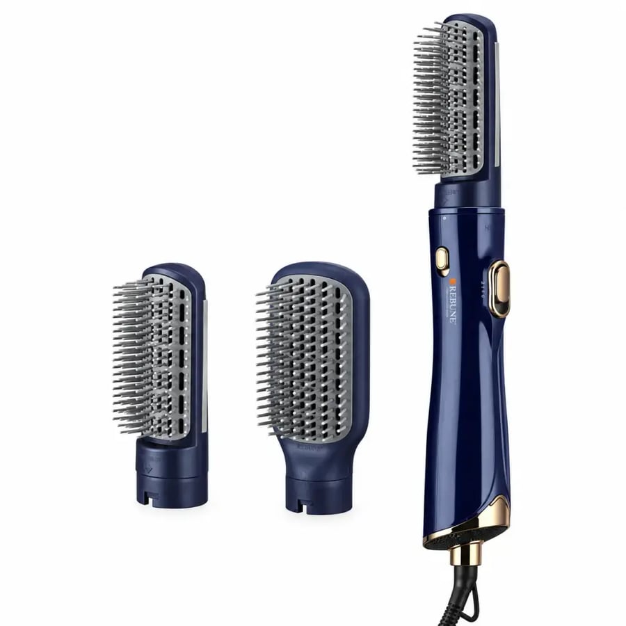 Rebune 2206 Hair Dryer with 2 Brushes – 1200W