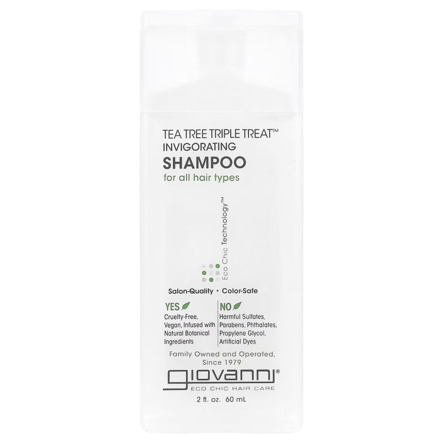 جيوفاني Tea Tree Triple Treat شامبو منعش - 60 مل