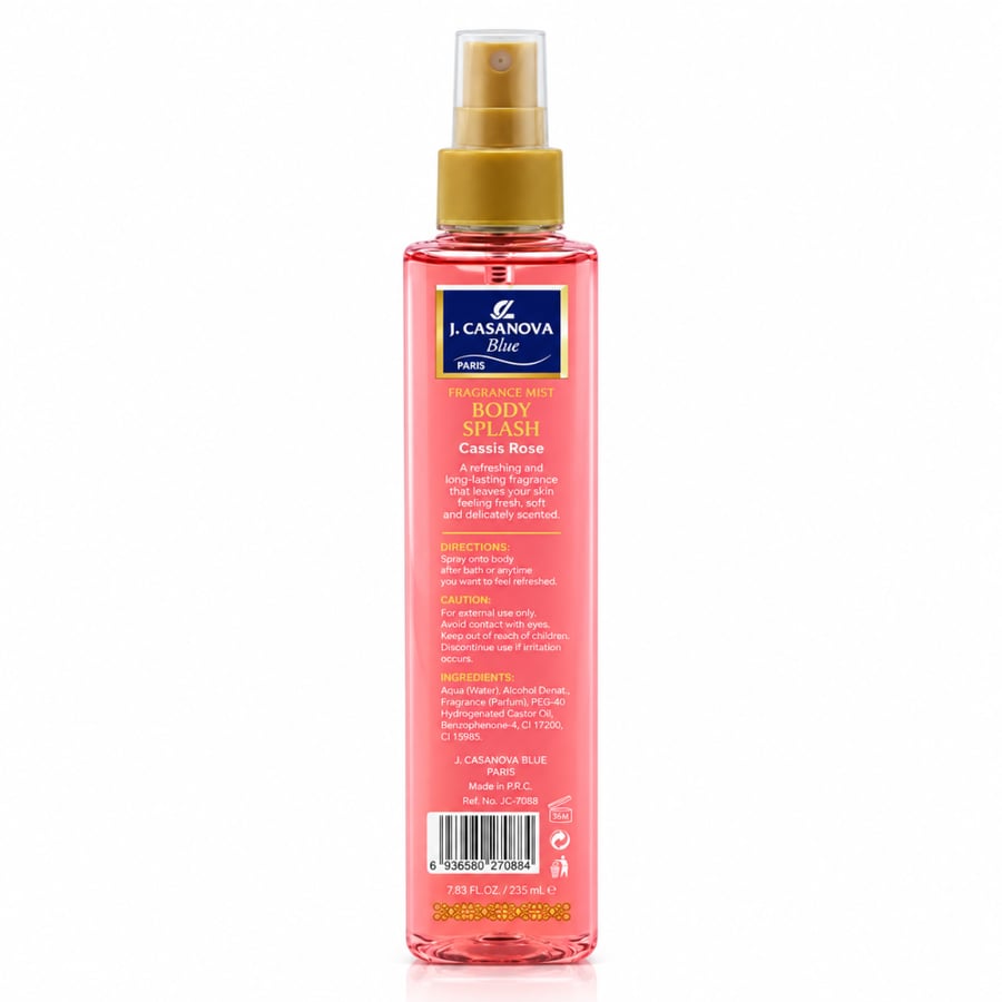 معطر جسم بخاخ كلاسيك روز من جيه كازانوفا - 235مل