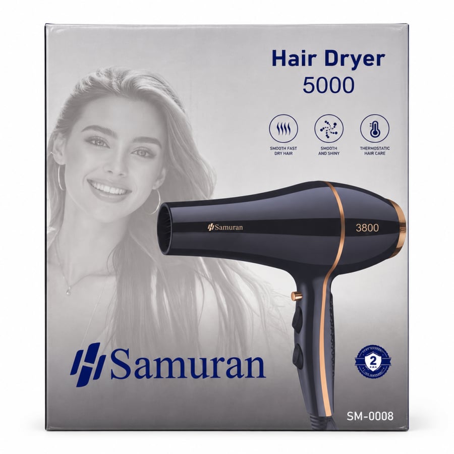 ساموران مجفف شعر 5000 موديل SM-0008