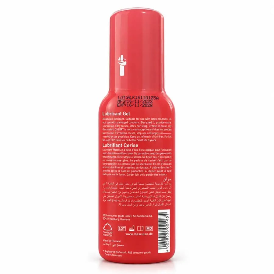 Masculan Strawberry Lubricant Gel – 75ml