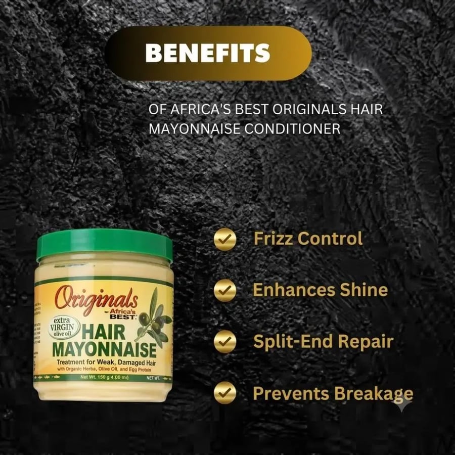 Africa's Best Organics Hair Mayonnaise with Olive Oil - 426g