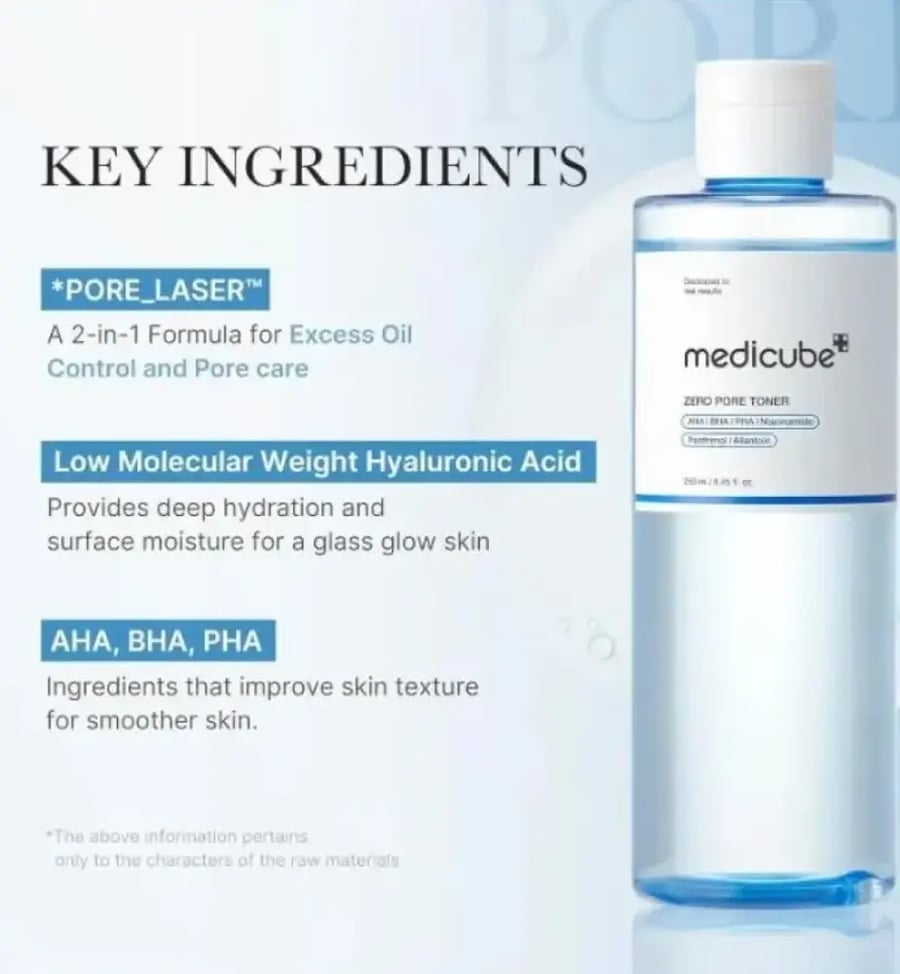 Medicube Zero Pore Toner 250ml