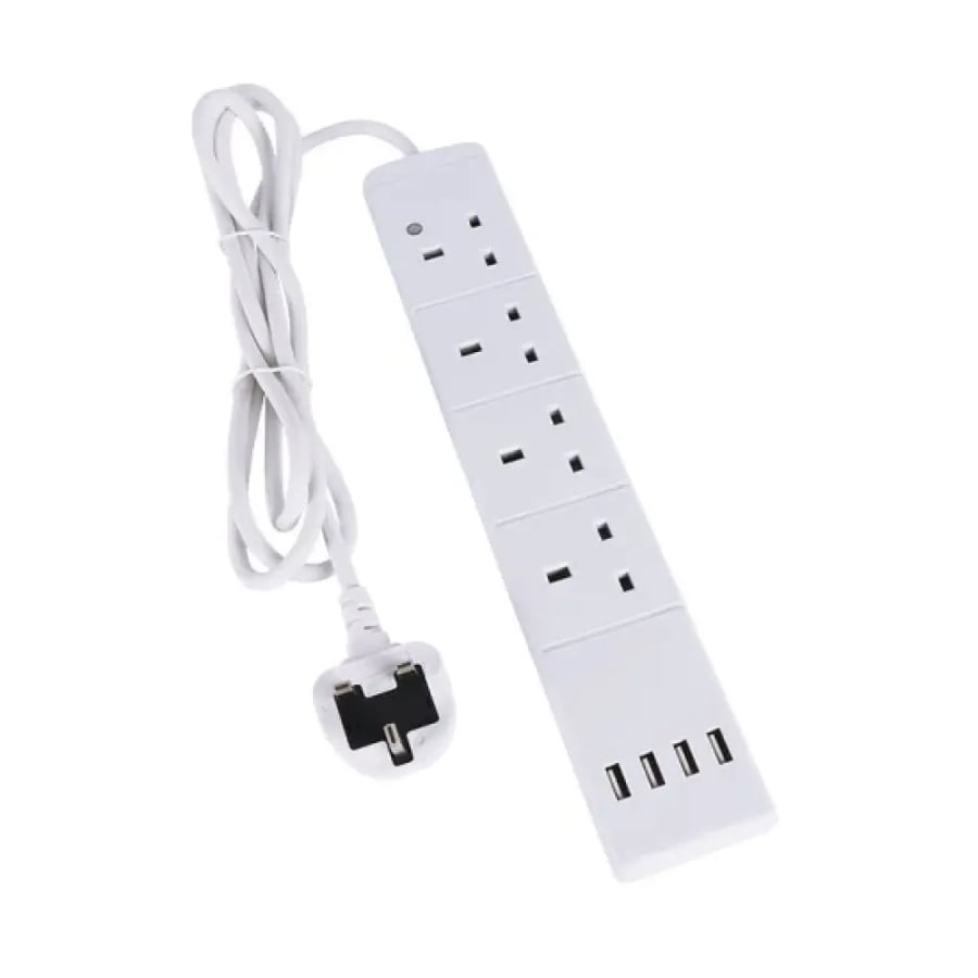 توصيلة كهربائية شاركس Sharks بـ4 منافذ كهرباء و3 منافذ USB ومنفذ PD