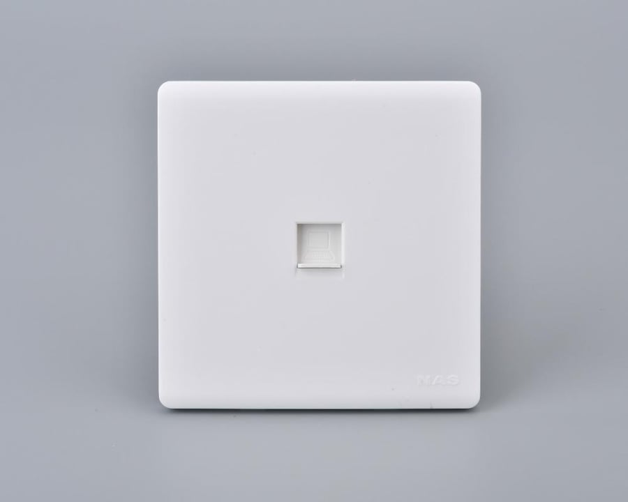 فيش داتا CAT 6 مفرد 7×7 ابيض
