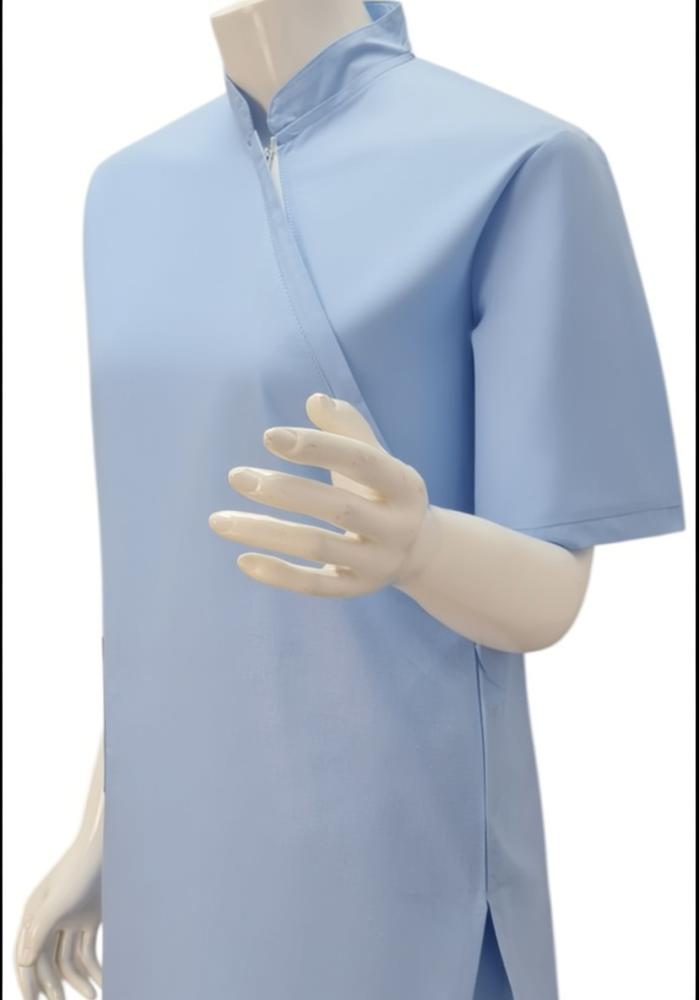 طقم لبس عاملات سماوي