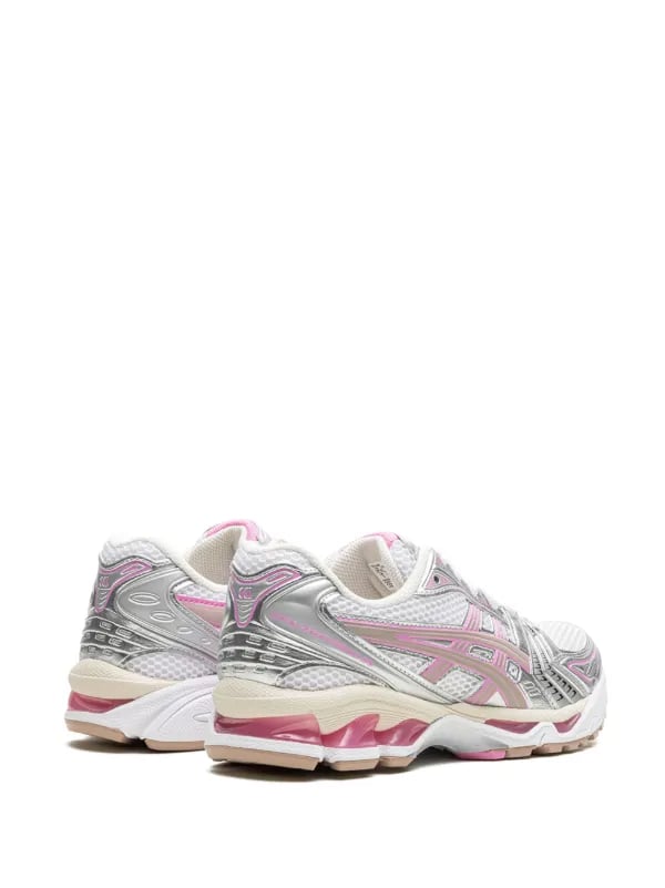 This is an ASICS Gel-Kayano 14 sports shoe "Unlimited Pack - White Fawn".