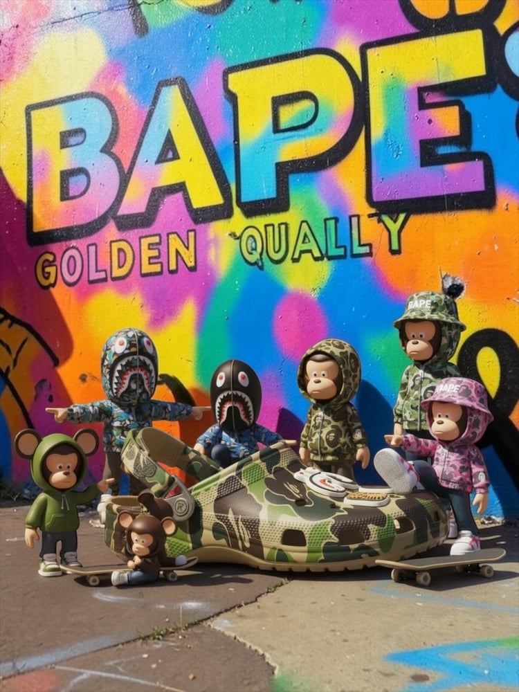 كروكس بيب BAPE