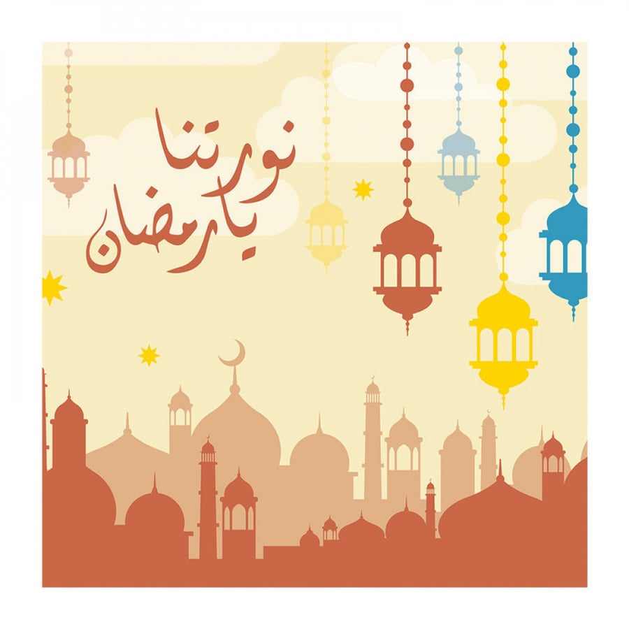 Wall art for home decor printed on lightweight rigid board without frame size 20 × 20 cm